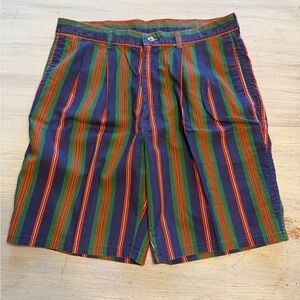 Vtg 80s Duck Head Colorful Cotton Shorts